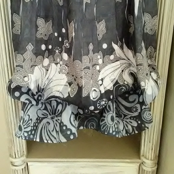 Lapis Strapless Floral Dress - Picture 5 of 7